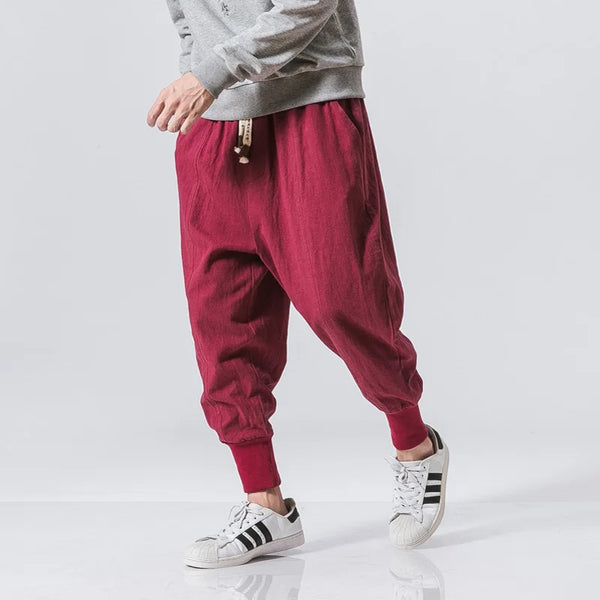 Cargo Harem Pants with Side Pockets