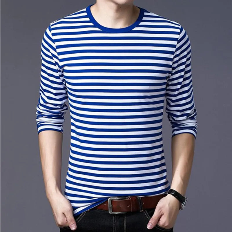 O-Neck Stripe T-shirt