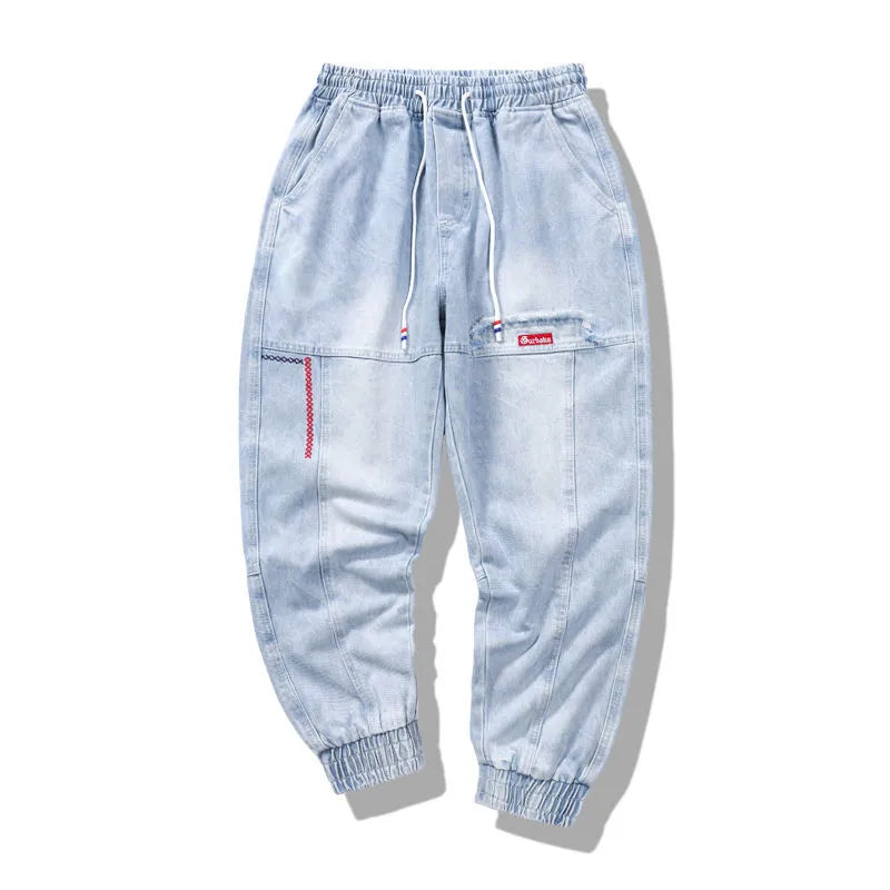 Denim Cargo Pants