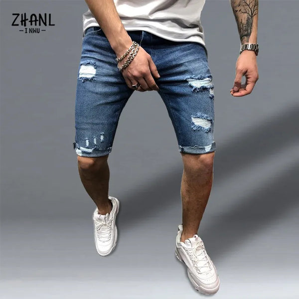 Low Waist Denim Shorts