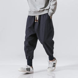 Cargo Harem Pants with Side Pockets