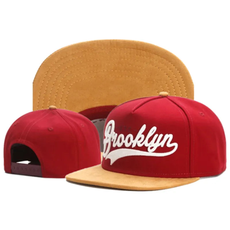 BROOKLYN Faux Suede Snapback