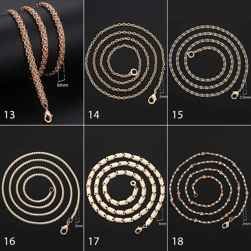 The Rose Gold Rope Chain