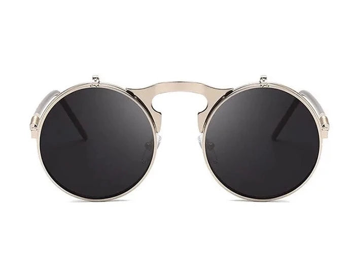 Gothic Steampunk Round Sunglasses