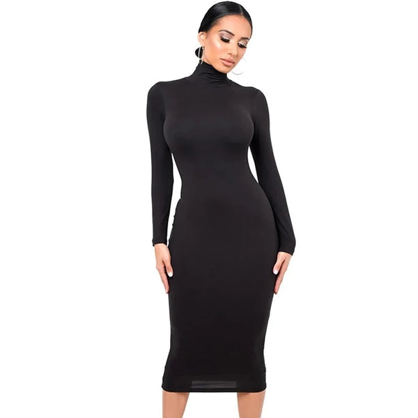 Black Turtleneck  Boydcon Dress