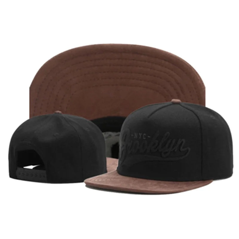 BROOKLYN Faux Suede Snapback