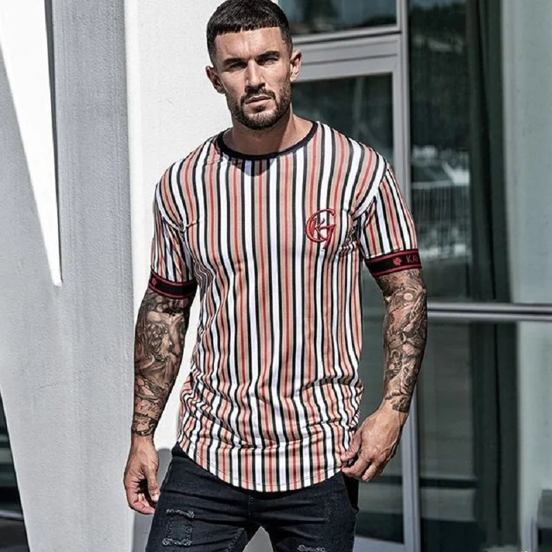 Casual Stripe Summer T-Shirt