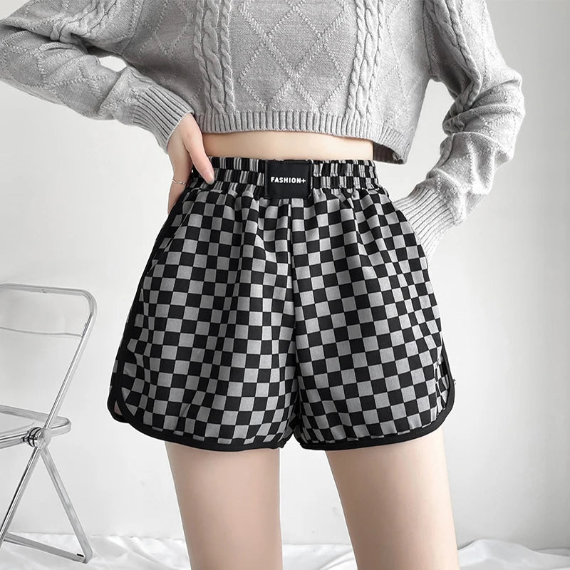 Checkerboard Women Shorts