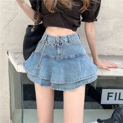 Mini Denim Skirt