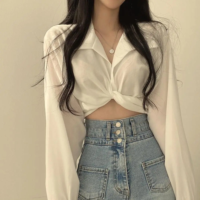 Vintage Crop Blouse