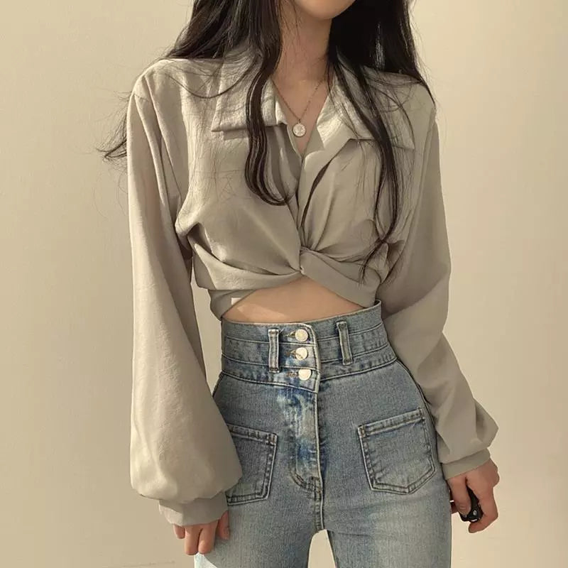 Vintage Crop Blouse