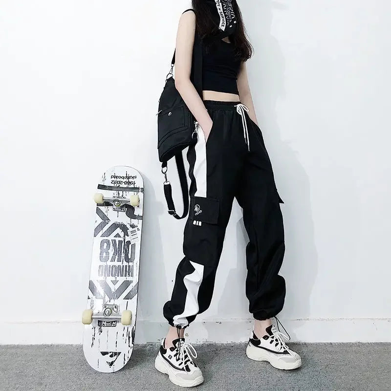 Hip Hop Style Printed Letters Pants