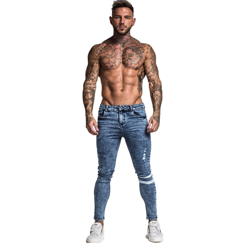 Slim Fit Ripped Skinny Jeans