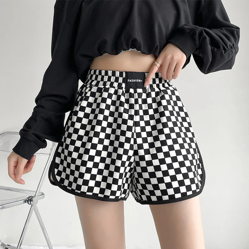 Checkerboard Women Shorts