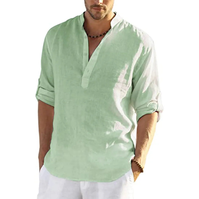 Casual Cotton Linen Shirt