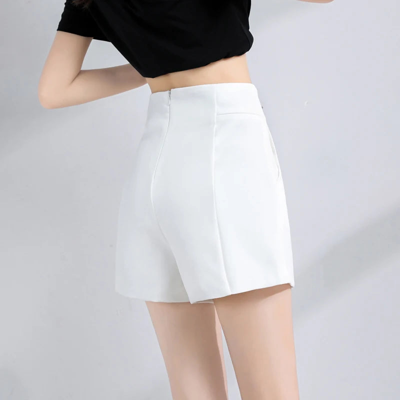 High Waist A-line Casual  Shorts