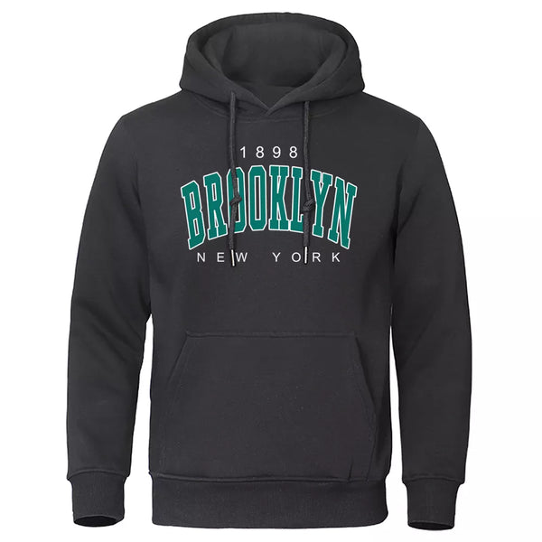 New York Printed Mens Hoodie