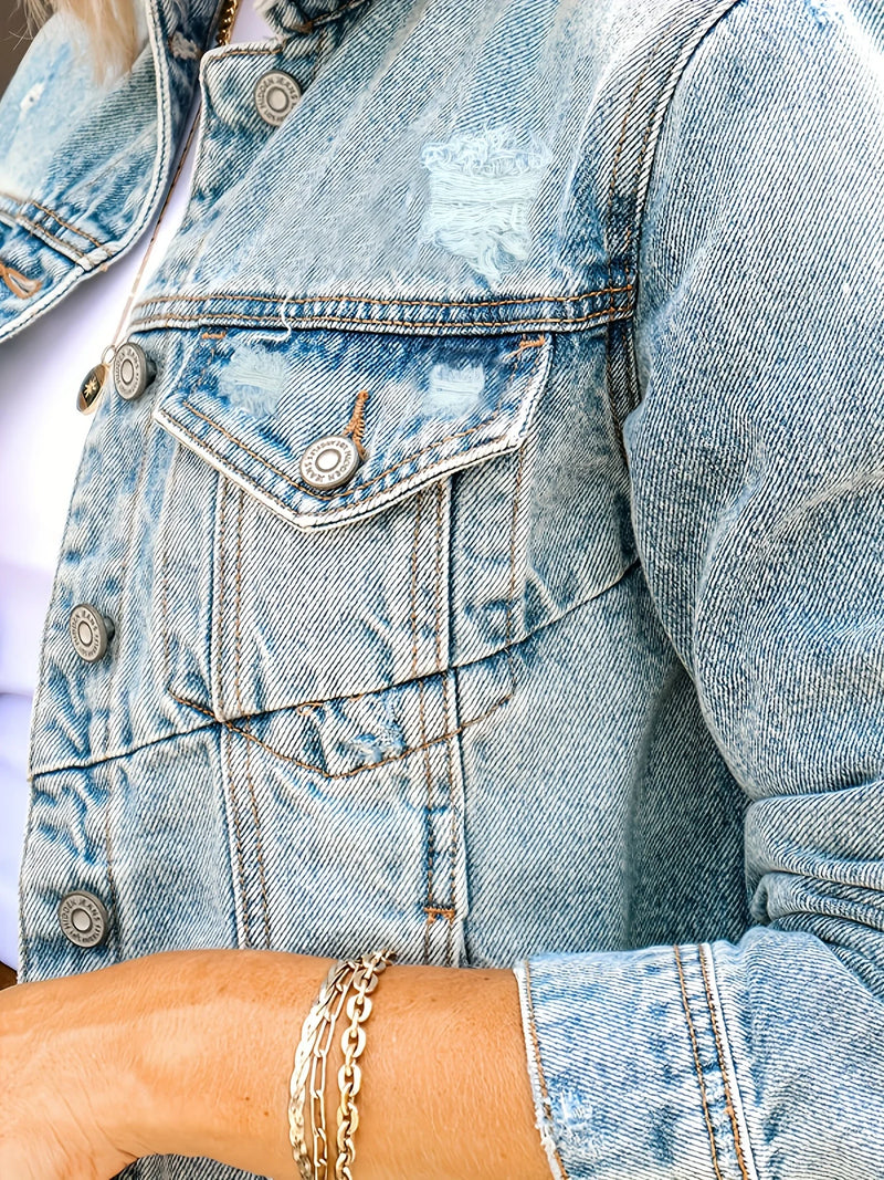 Cropped Denim Jacket