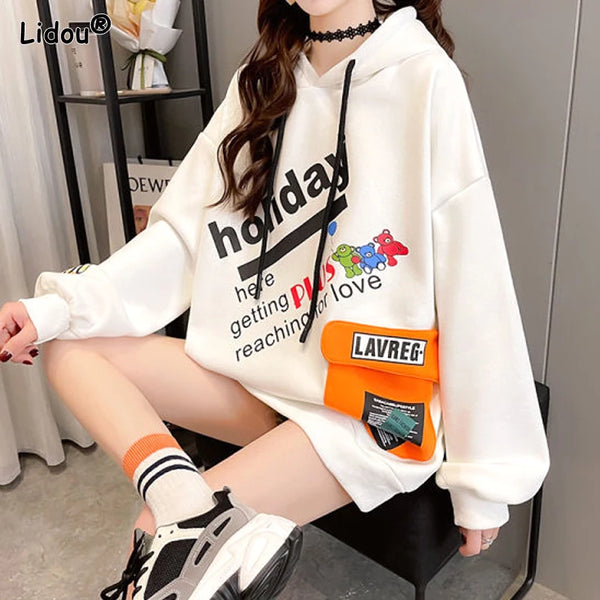 Letter Print Cool Hoodie