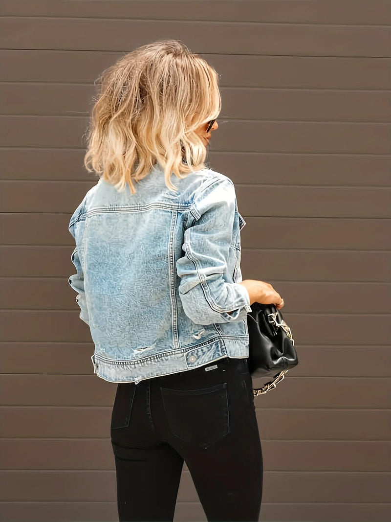 Cropped Denim Jacket