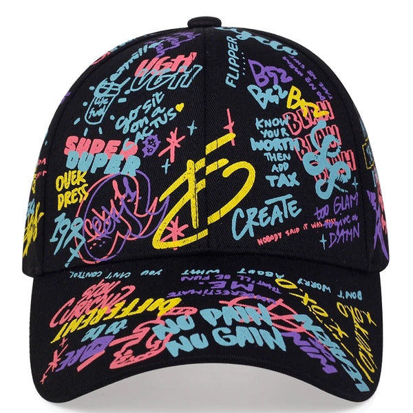 Graffiti Sun Baseball Cap